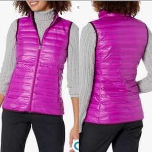 Columbia flash Forward Down Vest bright plum